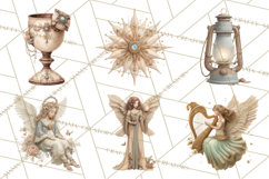 Nativity Scene Clipart, Holy Family &amp; Three Kings PNG Product Image 7