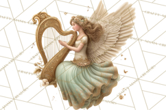 Nativity Scene Clipart, Holy Family &amp; Three Kings PNG Product Image 3