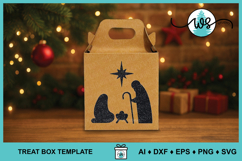 Nativity Gift Box Treat Holder Template Product Image 4