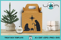 Nativity Gift Box Treat Holder Template Product Image 5