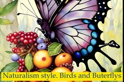 Naturalism Birds and Buterflys Product Image 3