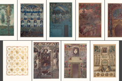 9 Stunning Decorative Art Nouveau Panels | Restored Images Product Image 2