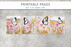 floral and butterfly printables pages Product Image 2