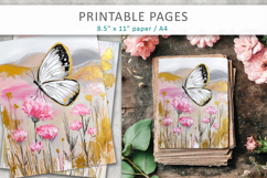 floral and butterfly printables pages Product Image 1