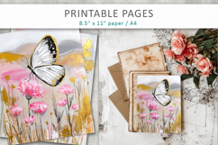 floral and butterfly printables pages Product Image 7