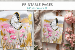floral and butterfly printables pages Product Image 8