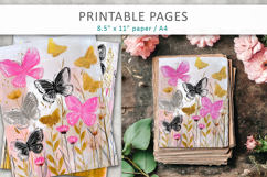 butterflies printables pages, nature pages Product Image 3
