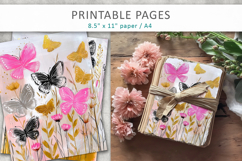 butterflies printables pages, nature pages Product Image 1