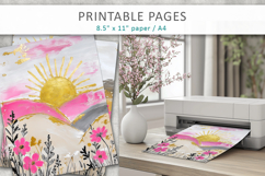 landscape printable art, nature pages Product Image 5