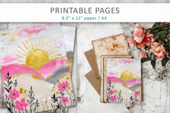 landscape printable art, nature pages Product Image 7