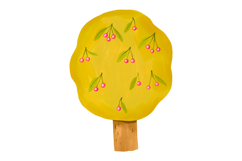 Watercolor Forest Trees Clipart Cute Fruit Tree Digital Product Image 3