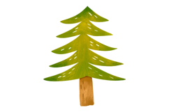 Watercolor Forest Trees Clipart Cute Fruit Tree Digital Product Image 5