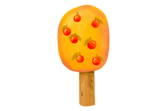 Watercolor Forest Trees Clipart Cute Fruit Tree Digital Product Image 8
