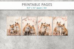Wildlife junk journal sheets, scrapbook paper Product Image 2