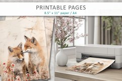 Wildlife junk journal sheets, scrapbook paper Product Image 3