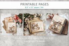 Wildlife junk journal sheets, scrapbook paper Product Image 7