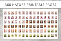 360 Vintage Forest Nature Pages, Junk Journal Product Image 2