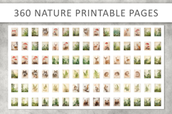 360 Vintage Forest Nature Pages, Junk Journal Product Image 3