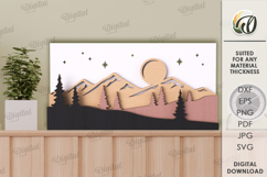 Nature wall decors Bundle Laser Cut. Wall Decor SVG Product Image 12
