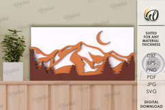 Nature wall decors Bundle Laser Cut. Wall Decor SVG Product Image 11