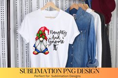 Naughty and i Gnome it |Christmas Gnome Sublimation Product Image 1