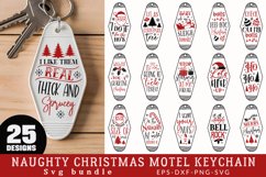 Naughty Christmas Motel Keychain SVG Bundle, Christmas SVG Product Image 1