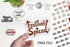 Naughty List Christmas Sticker Product Image 1