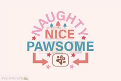 Christmas Funny Dog Saying SVG t-shirt Design Product Image 1