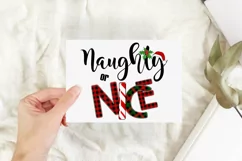 Christmas Sublimation | Naughty or Nice PNG | Mistletoe Product Image 3