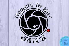 Naughty Or Nice Watch Svg Christmas Svg Christmas Ornament Product Image 2