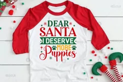 Dear santa i deserve more SVG, Christmas Dog SVG Design Product Image 2
