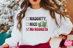 Naughty Or Nice Christmas Quotes Bundle, Holiday Humor Svg Product Image 3