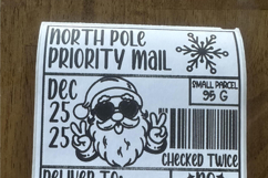 Christmas bundle jpeg santa mail 3 designs mailing labels Product Image 3