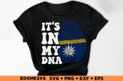 It's in my DNA Nauru Flag Fingerprint Sublimation PNG, SVG Product Image 2