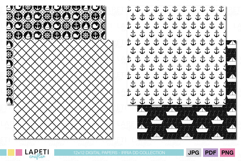 nautical anchor rope lighthouse patterns