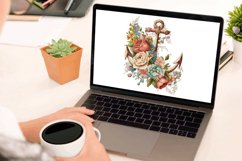 Watercolor Vintage Floral Anchor Clipart Bundle,Anchor Clipart ,Lighthouse Clipart,PNG Bundle,Clipart Bundle,Sublimation PNG,Watercolour Clipart,Commercial Use,Printable Watercolor,Digital Download,Nautical Graphics,Coastal Illustration,Coastal living art