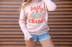 Funny Salty &amp; Crabby Beachy PNG Product Image 4