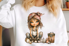 Nautical Sailor Girls Clipart Product Image 3