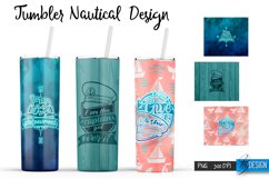 Nautical Quotes Tumblers | Sea 20 Oz Tumbler | Ocean Tumbler Product Image 1