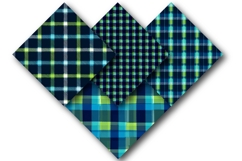 Navy, Aqua, &amp; Lime Plaid Product Image 2