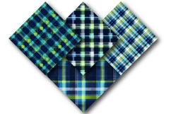 Navy, Aqua, &amp; Lime Plaid Product Image 2