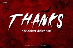 Naxrsoul Cather - Horror Brush Font Product Image 4