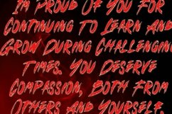 Naxrsoul Cather - Horror Brush Font Product Image 5
