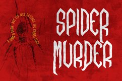 Nazzaric Horror Display Typeface Product Image 2