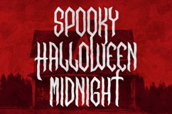 Nazzaric Horror Display Typeface Product Image 3