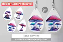 Earring Nebula Mushrooms Product Image 1