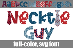 Necktie Guy Too Color Font Product Image 1