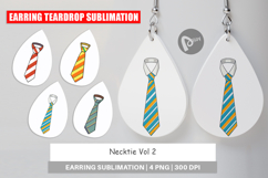 Earring Necktie Product Image 1