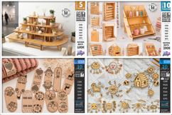 Needlework Mega Bundle Laser Cut | Knitting and Crochet SVG Product Image 5