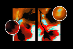 Negative Bloom Abstract Backgrounds Product Image 4